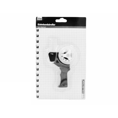 Mini rolă cu bandă de 25m JES COLLECTION, Negru